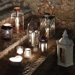 Dunelm Lattice Lantern 5 Dunelm Lattice Lantern -Decoration Store 1000051225 alt02