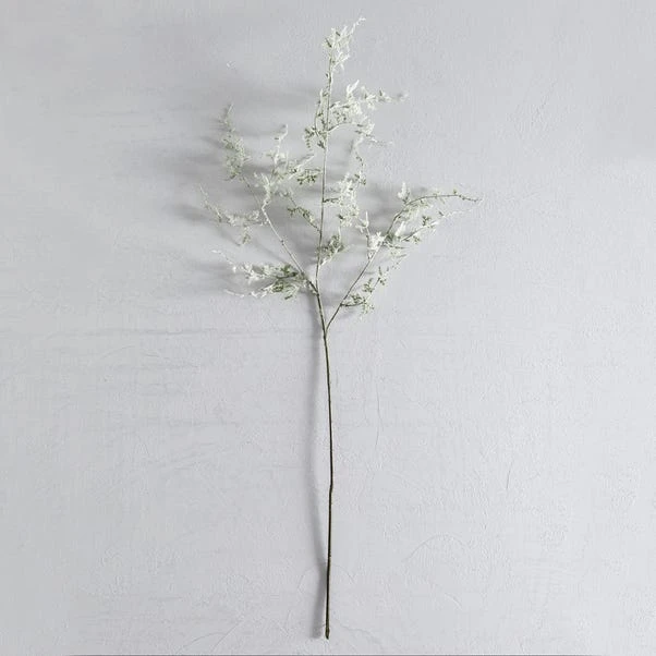 Dunelm Artificial Flocked Feather Fern Single Stem 90cm 2 Dunelm Artificial Flocked Feather Fern Single Stem 90cm - Image 2