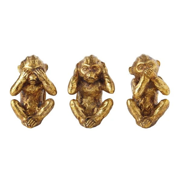 Dunelm Hear No Evil Resin Monkey Ornament 2 Dunelm Hear No Evil Resin Monkey Ornament - Image 2
