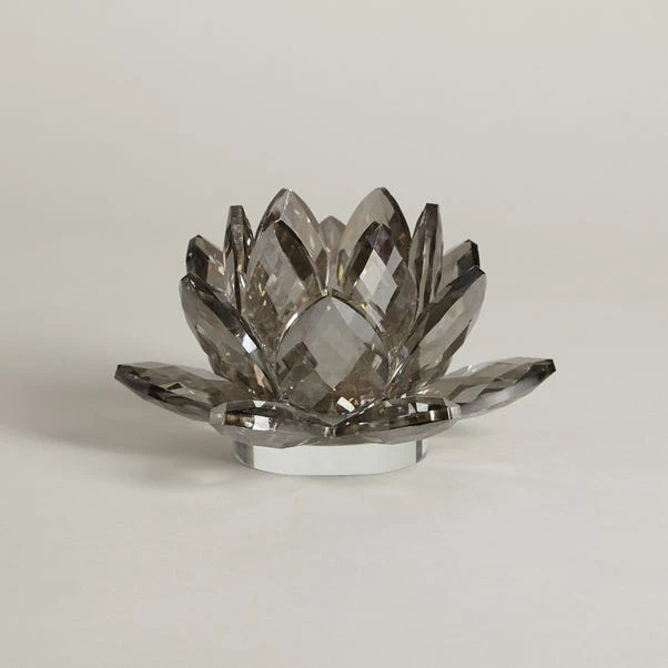 5A Fifth Avenue Smoked Crystal Tealight Holder 3 5A Fifth Avenue Smoked Crystal Tealight Holder - Image 3