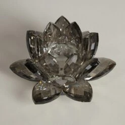 5A Fifth Avenue Smoked Crystal Tealight Holder 11 5A Fifth Avenue Smoked Crystal Tealight Holder -Decoration Store 1000119620 alt05