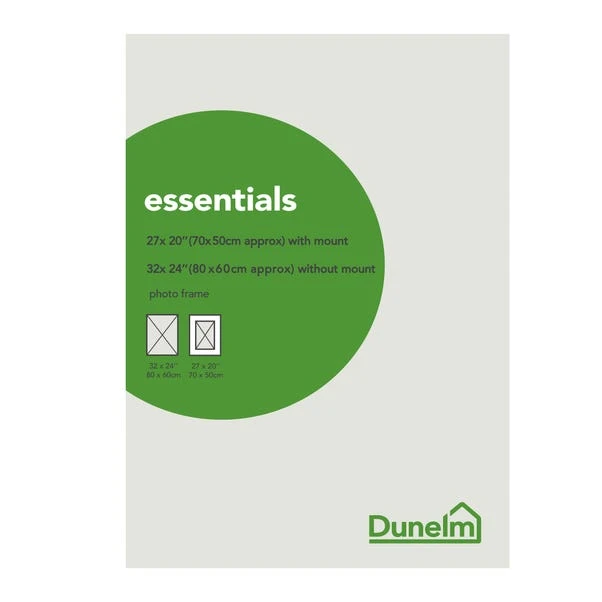Dunelm Essentials Photo Frame 27" X 20" (70cm X 50cm) 2 Dunelm Essentials Photo Frame 27" X 20" (70cm X 50cm) - Image 2