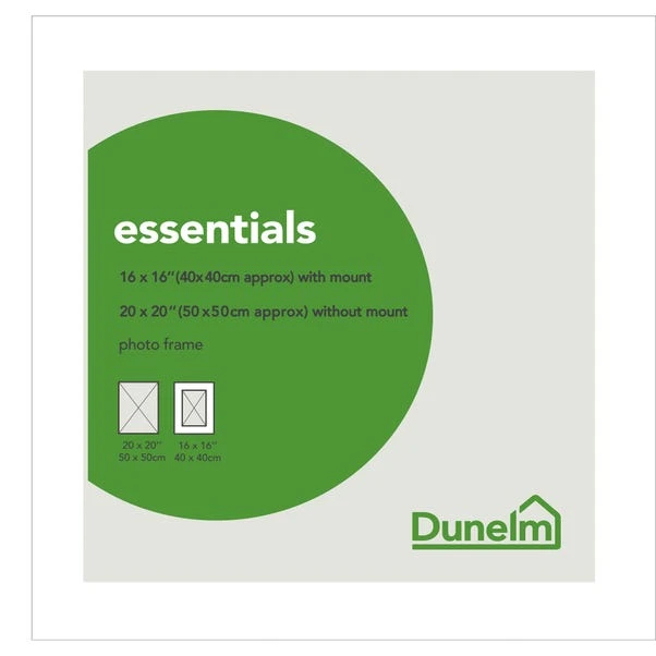 Dunelm Essentials Photo Frame 16" X 16" (40cm X 40cm) 2 Dunelm Essentials Photo Frame 16" X 16" (40cm X 40cm) - Image 2