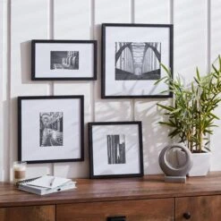 Dunelm Black Oversized Mount Frame 10" X 8" (25cm X 20cm) 5 Dunelm Black Oversized Mount Frame 10" X 8" (25cm X 20cm) -Decoration Store 1000137175 alt02
