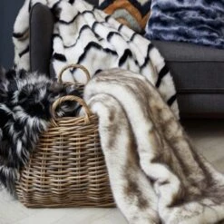Dunelm Eska Zigzag Faux Fur Cushion 10 Dunelm Eska Zigzag Faux Fur Cushion -Decoration Store 1000152989 alt04