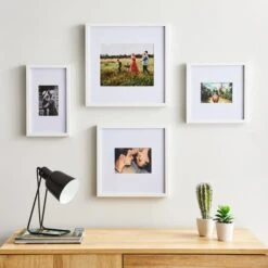 Dunelm White Oversized Mount Frame 10" X 8" (25cm X 20cm) -Decoration Store 1000158056 alt02