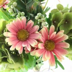 Dunelm Florals Forever Chloe Hydrangea Luxury Bouquet Pink 63cm -Decoration Store 1000163184 alt02