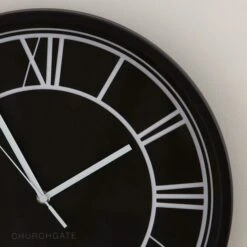 Dunelm Contemporary Black Clock 39cm 5 Dunelm Contemporary Black Clock 39cm -Decoration Store 1000167866 alt02