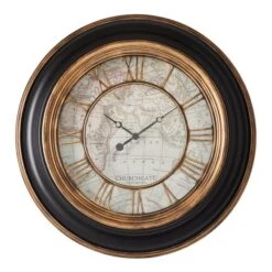Dunelm Antique Map Clock 55cm -Decoration Store 1000167867 alt03