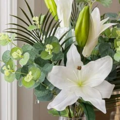 Dunelm Florals Forever Grace Lily Luxury Bouquet White 58cm -Decoration Store 1000168561 alt02