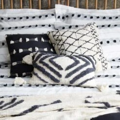 Dunelm Elias Natural 100% Cotton Cushion -Decoration Store 1000180776 alt07