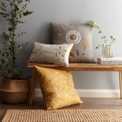 Dunelm Scandi Floral Cushion -Decoration Store 1000182098 alt09