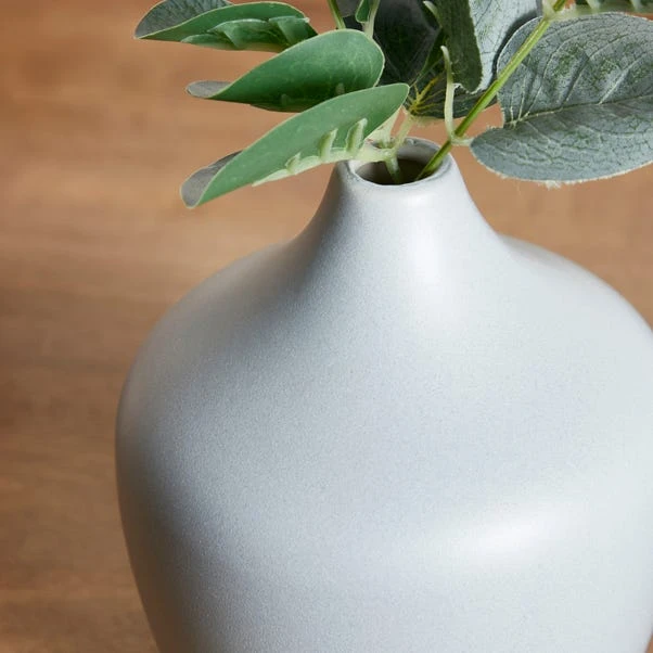 Dunelm Ava Bud Vase Grey 2 Dunelm Ava Bud Vase Grey - Image 2