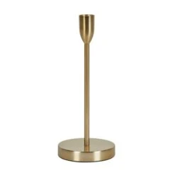 Dunelm Slim Gold Metal Candle Holder -Decoration Store 1000182455 alt02