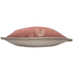 Dunelm Red Clay Rain Shadow Cushion -Decoration Store 1000186333 alt02