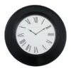 Dunelm Grantham 75cm Station Wall Clock Black