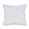 Dunelm Faux Fur White Sequin Cushion