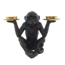 Dunelm Monkey Tealight Holder