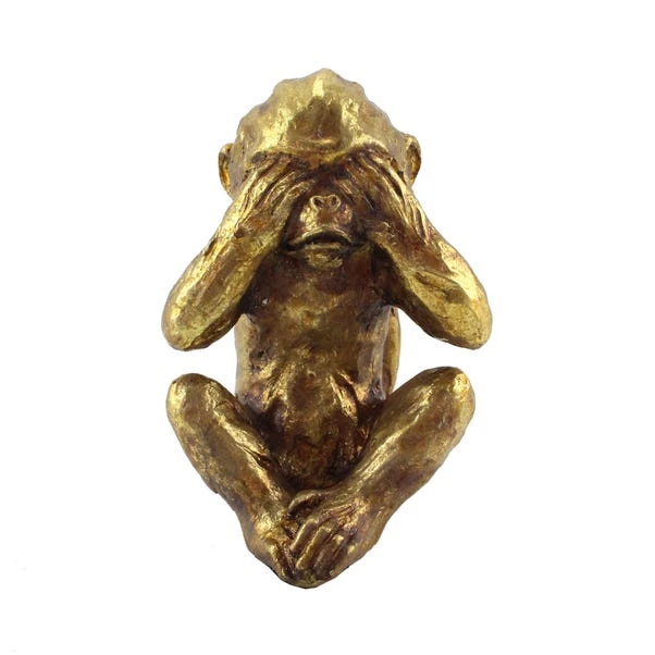 Dunelm See No Evil Resin Monkey Ornament 1 Dunelm See No Evil Resin Monkey Ornament