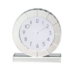 5A Fifth Avenue Mirrored Mantle Clock