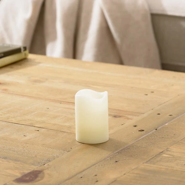 Dunelm Cream Waved LED Candle 1 Dunelm Cream Waved LED Candle