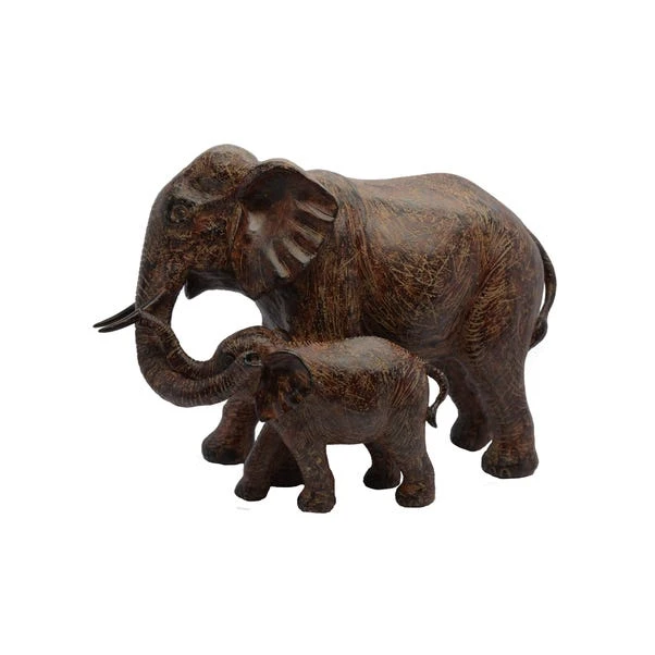 Dunelm Dorma Mother And Baby Elephant Sculpture 1 Dunelm Dorma Mother And Baby Elephant Sculpture