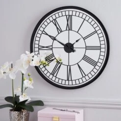 Dunelm Mirrored 57cm Wall Clock