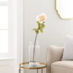 Dunelm Rose Cream Stem 80cm
