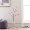 Dunelm Blossom Flower Mauve Spray 92cm