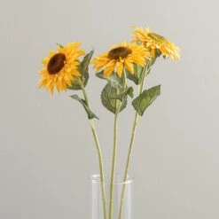 Dunelm Sunflower Yellow Stem 69cm