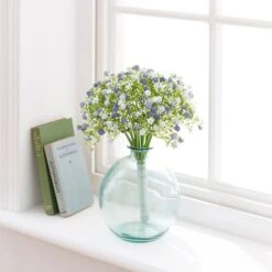Dunelm Artificial Million Star Gypsophila Blue Bundle 30cm