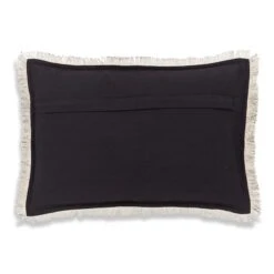 Dunelm Santiago Woven Charcoal Cushion -Decoration Store 30663429 alt03