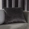 Dunelm Valencia Velvet Geometric Cushion