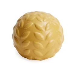 Dunelm Ochre Leaf Pattern Ceramic Ball