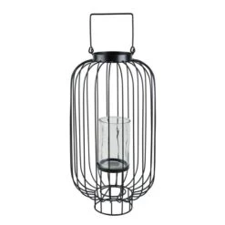 Dunelm Large Wire Cage Hurricane Lantern