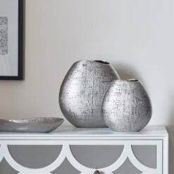 Dunelm Silver Romano Large Vase