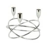 Dorma Circle Silver Candelabra