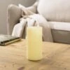 Dunelm Pack Of 6 Cream LED Church Candles