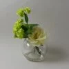 Dunelm Peony In Glass Fishbowl Cream 18cm