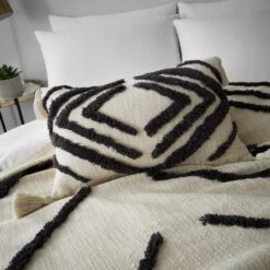 Dunelm Elias Natural 100% Cotton Cushion