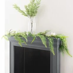 Dunelm Artificial Fern Garland Green 180cm