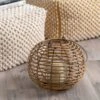 Dunelm Rattan Ball Lantern