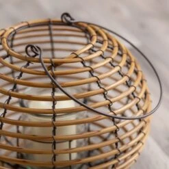 Dunelm Rattan Ball Lantern -Decoration Store 30724502 alt02