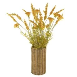 Dunelm Artificial Yellow Astilbe Basket 11 Dunelm Artificial Yellow Astilbe Basket -Decoration Store 30724524 alt05