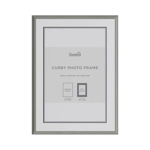 Dunelm Curby Photo Frame Grey 1 Dunelm Curby Photo Frame Grey