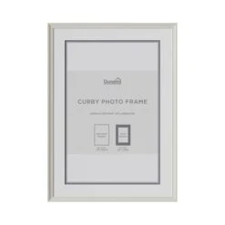 Dunelm Curby Photo Frame White