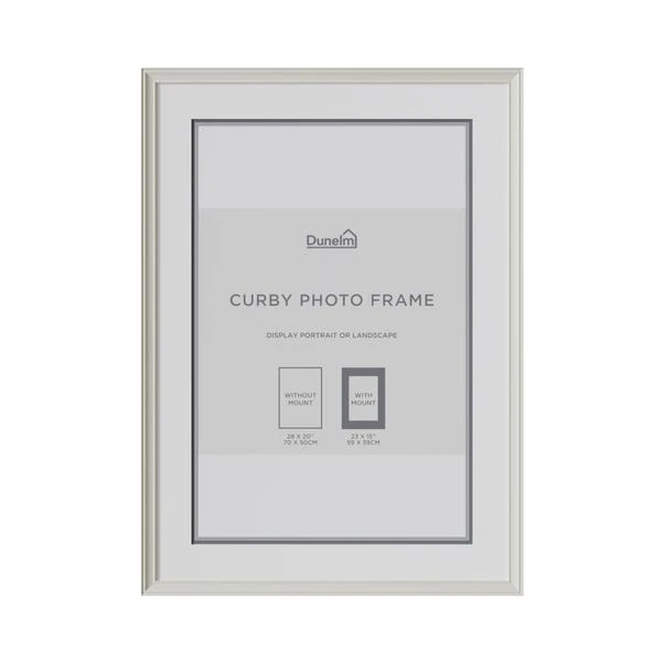 Dunelm Curby Photo Frame White 1 Dunelm Curby Photo Frame White
