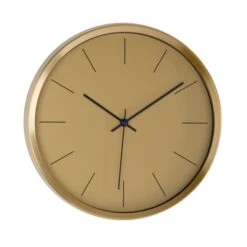 Dunelm Aluminium Gold 26cm Silent Clock -Decoration Store 30728527 alt02