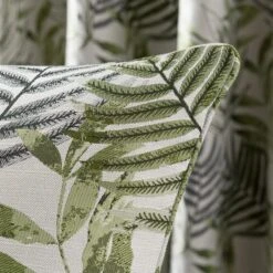 Dunelm Leaf Jacquard Cushion 6 Dunelm Leaf Jacquard Cushion -Decoration Store 30729144 alt02