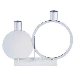 Dunelm Circle Dinner Dual Candle Holder -Decoration Store 30729968 alt02